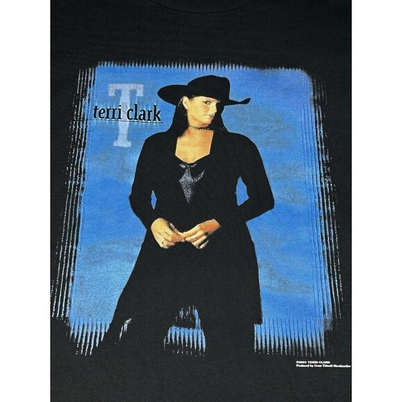 Vintage Terri Clark Shirt Mens 5X Black 2001 Y2K Country Music Western Concert - Picture 4 of 12